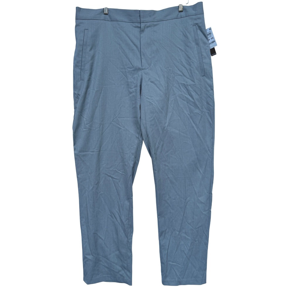 Alfani Mens Casual Grey HT Stretch Dress Pants 38W 30L 100185391MN Grey